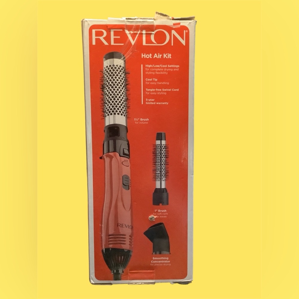 Revlon Style, Curl, and Volumize Hot Air Kit. Look salon-styled anytime. NEW!